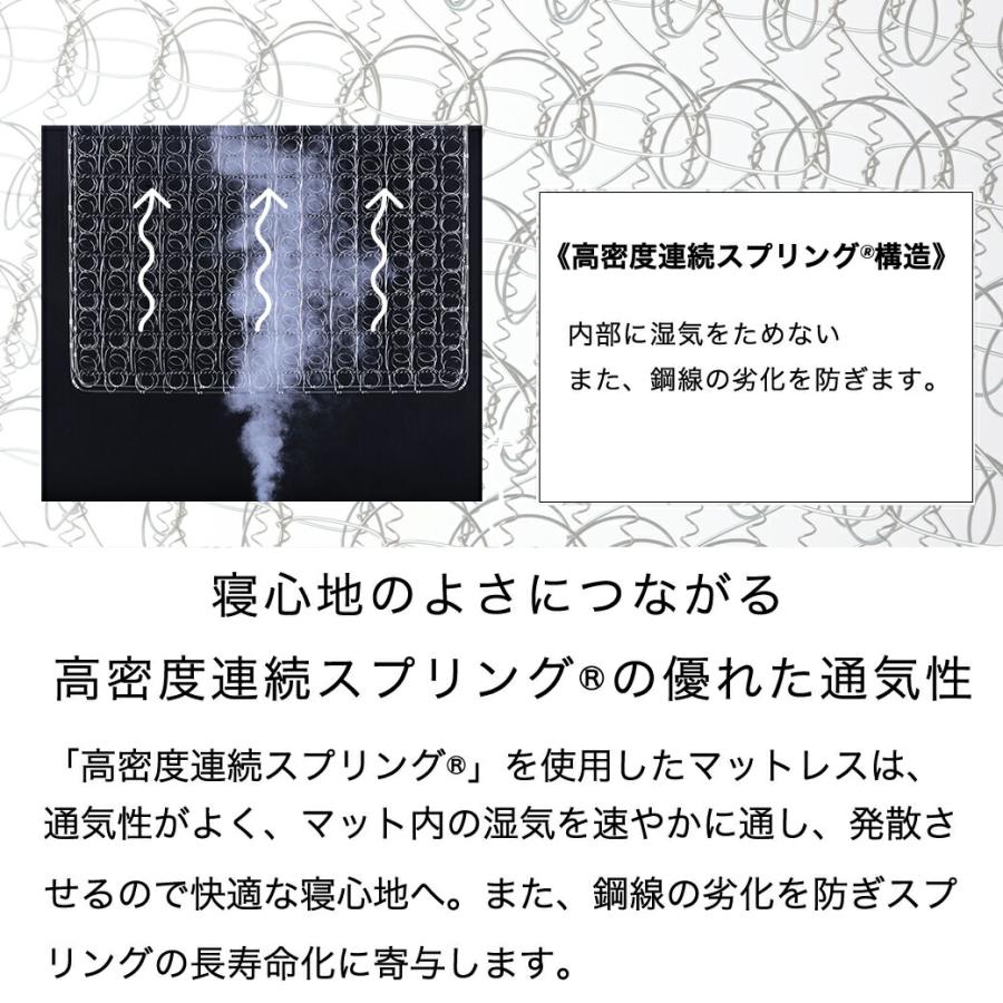 フランスベッド（FRANCEBED） マットレスのみ ダブル 日本製 硬め 腰痛