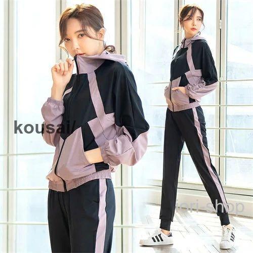 ランニングウェア レディース セット 4点セット 上下 ウェア おしゃれ 可愛い かわいい トレーニングウェア ジムウェア ジム ヨガウェア スポーツウエア 女性 女子 春 秋 秋冬 ス 夏 半袖 Tシャツ ショートパンツ レギンス パンツ スポーツブラ 吸汗 速乾 黒 ブルー 紫 ランニングウェア レディース 4点セット 春夏 セット ウェア おしゃれ