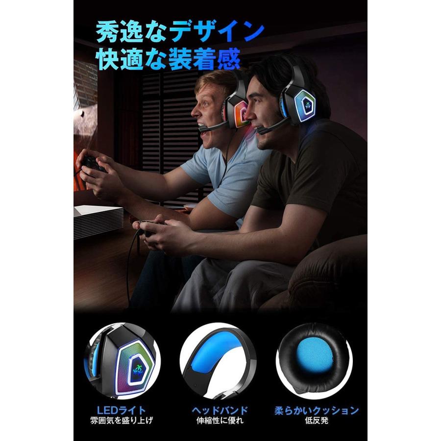 ゲーミングヘッドセット ヘッドホン 多彩な7色交換 Micolindun V1 Ps4 スイッチ Pc フォーナイト ボイスチャット 対応 ゲーム Web会議 オンライン授業 在宅勤務 V1lh190809 Ioroi 通販 Yahoo ショッピング