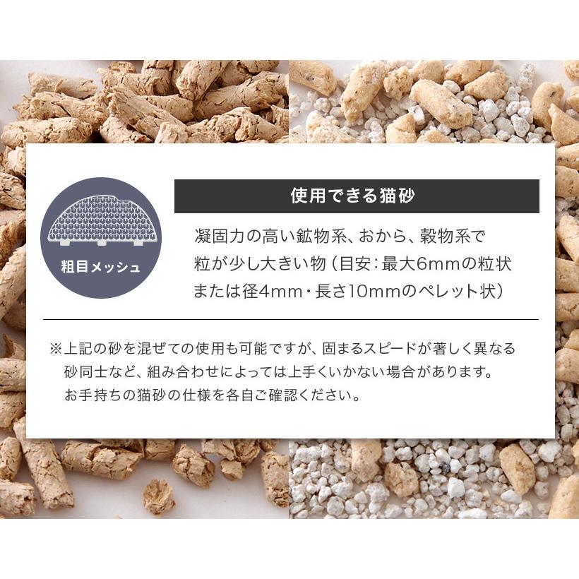 (OFT) [CATLINK SCOOPER PRO/YOUNG 専用ドームメッシュ(粗目)] 猫 ねこ ネコ あらめ 自動猫トイレ 自動ネコトイレ 自動トイレ | OFT | 06