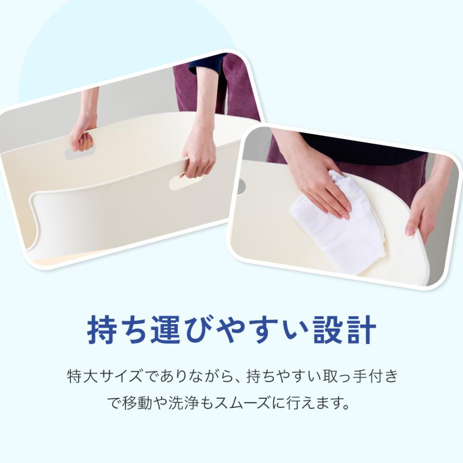 (お年玉5%OFFクーポン配布中) [大型 抗菌 猫トイレ TALL WALL BOX - XL(本体)] 猫 ねこ ネコ ネコトイレ ねこトイレ 大きめ 深い 高い | OFT | 12