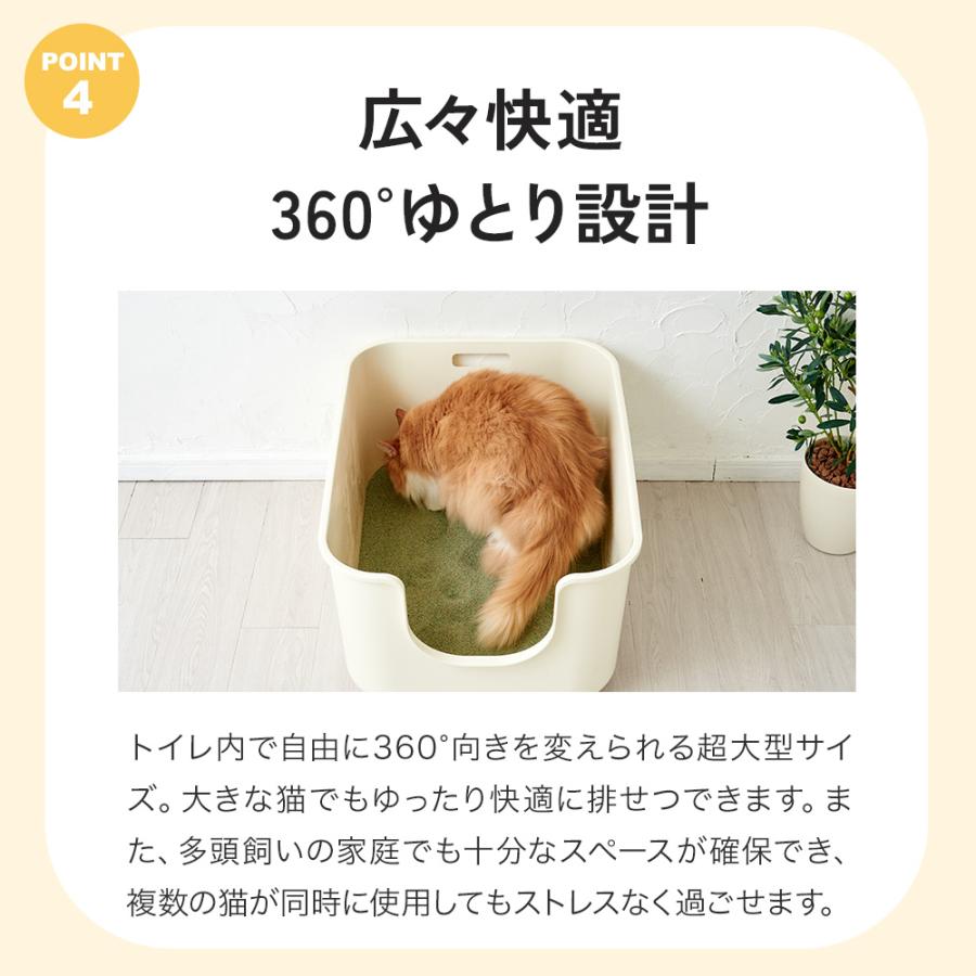 OFT (4/24-5/7 GWセール) (猫砂4袋プレゼント中) [大型 猫トイレ OFT (4/24-5/7 GWセール) (猫砂4袋プレゼント中) [大型 猫トイレ