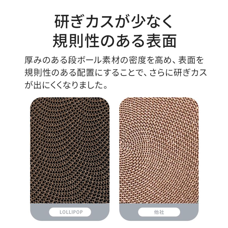 (お年玉5%OFFクーポン配布中) [猫の爪とぎ LOLLIPOP Scratcher (ロリポップスクラッチャー)体にフィットする爪とぎ] 猫 ねこ ネコ ベッド 爪とぎ 段ボール |  | 06