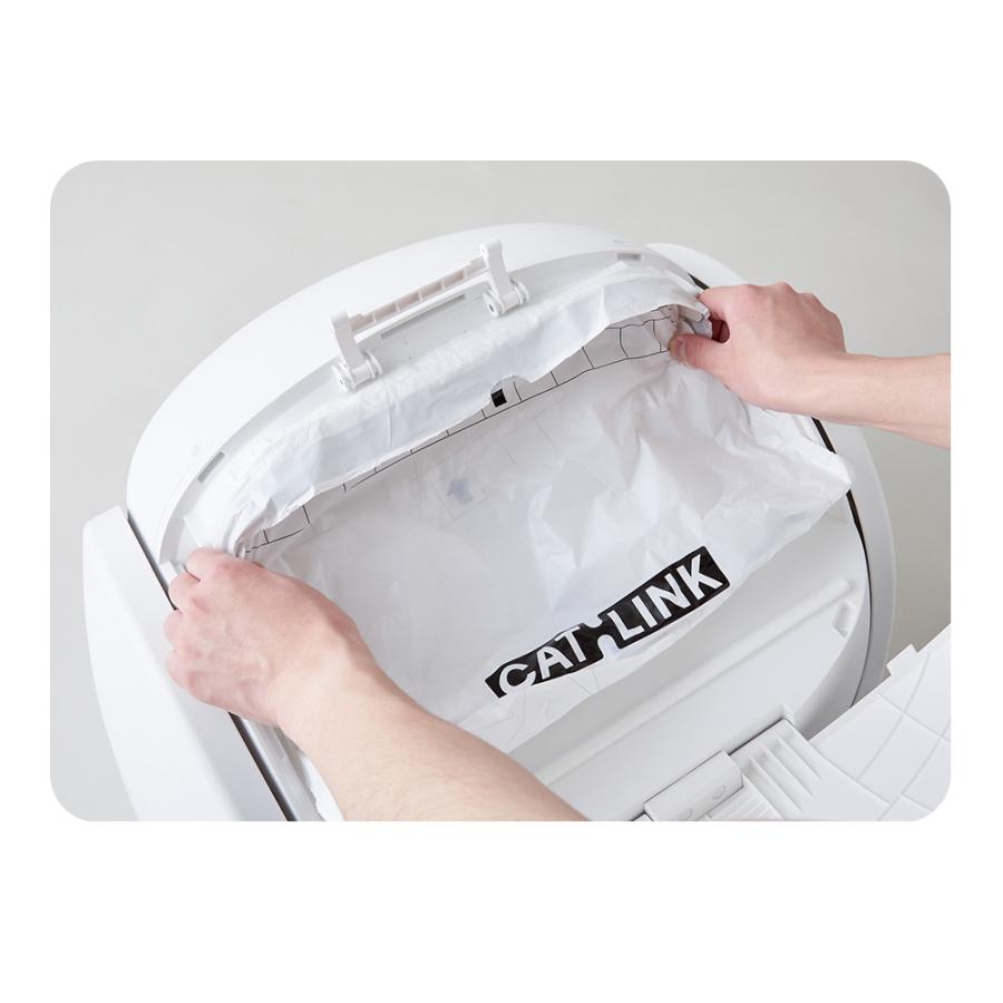 (お年玉5%OFFクーポン配布中) [CATLINK SCOOPER SE 専用 替えライナー 20枚組×5ロールセット(計100枚)(SE Lite兼用)] 猫 ねこ ネコ 自動猫トイレ | OFT | 05