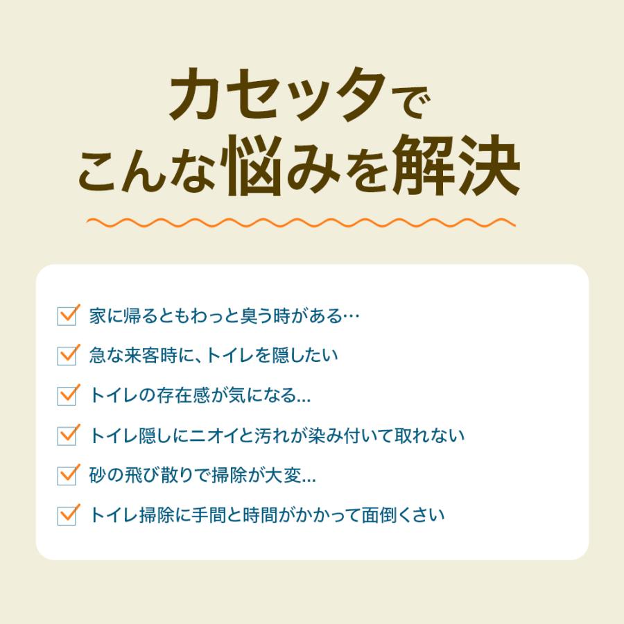 (お年玉5%OFFクーポン配布中) [大型 猫トイレ カセッタ] 猫 ねこ ネコ ネコトイレ ねこトイレ 大きめ 高い 高め 飛散防止 スプレー | OFT | 02