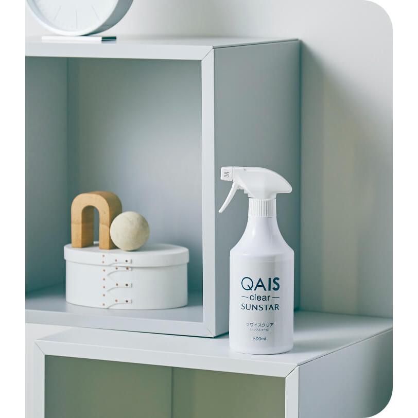 (OFT) [消臭除菌スプレー SUNSTAR QAIS -clear-] ペット 猫 ねこ ネコ 猫トイレ ネコトイレ ねこトイレ 犬 犬トイレ 臭い サンスター | OFT | 02