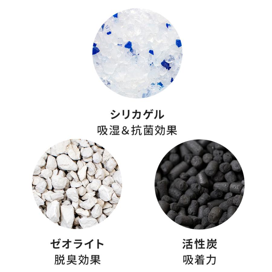 (OFT) (猫砂メガセット) [猫砂 クリスタルブレンドサンド 4kg×24袋] ネコ砂 ねこ砂 鉱物 ベントナイト 自動 自動トイレ 固まる 猫トイレ | OFT | 05