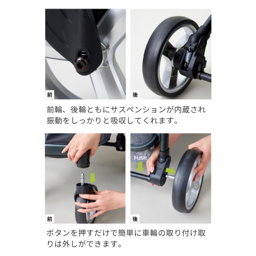 (OFT) [ペットカートファーストクラス　前輪タイヤセット] 犬 イヌ いぬ ペットカート おしゃれ 小型犬 中型犬 猫 ネコ | OFT | 03