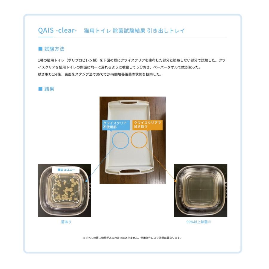 (OFT) [消臭除菌スプレー SUNSTAR QAIS -clear- 詰め替えボトル] ペット 猫 ねこ ネコ 猫トイレ ネコトイレ ねこトイレ 犬トイレ 臭い | OFT | 09