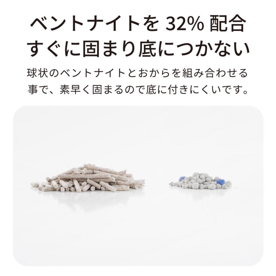 (OFT) [PIDAN コーヒーベントナイトミックス猫砂 2袋セット] ネコ砂 ねこ砂 鉱物 ベントナイト 固まる 猫トイレ ネコトイレ 脱臭 おから | OFT | 04