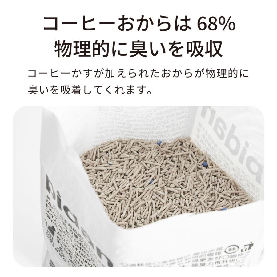 OFT (OFT) [PIDAN コーヒーベントナイトミックス猫砂 4袋セット