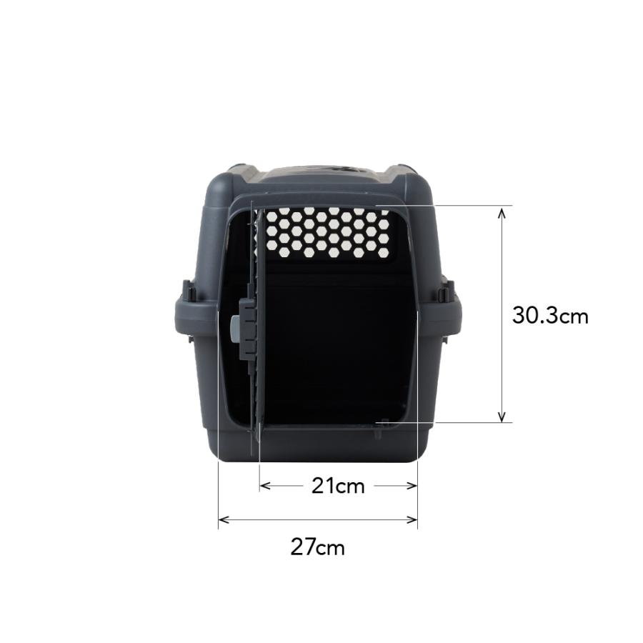 (特別セール中) [ペットケンネル ファーストクラス ブラックエディション L60] 犬 イヌ いぬ ペットクレート キャリー 飛行機 IATA | OFT | 11