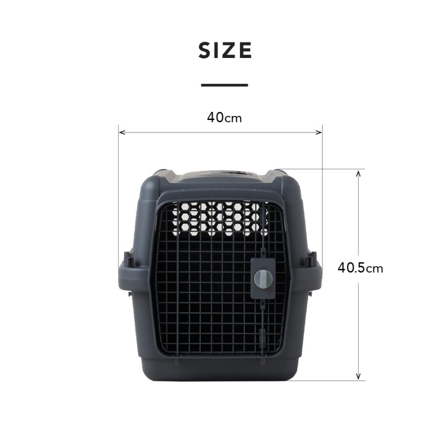 (特別セール中) [ペットケンネル ファーストクラス ブラックエディション L60] 犬 イヌ いぬ ペットクレート キャリー 飛行機 IATA | OFT | 08