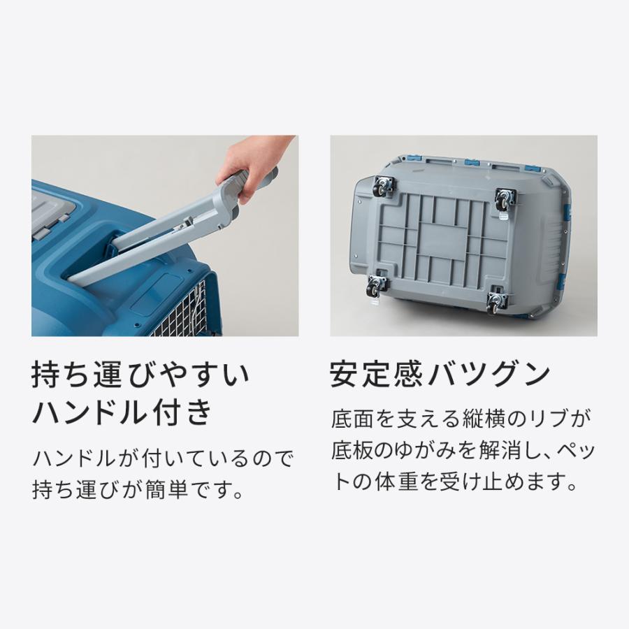 (お年玉5%OFFクーポン配布中) [ペットケンネル ファーストクラス ハンドルキャリー L80] 犬 イヌ いぬ ペットクレート キャリー 飛行機 IATA | OFT | 06