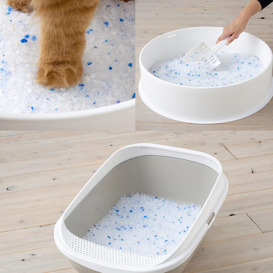 (OFT) クリスタルシリカサンド 3.8L(1.5kg) 8袋セット 猫砂 猫 ネコ ねこ 消臭 鉱物   砂ぼこり OFT トイレ レスナ Resna | OFT | 12