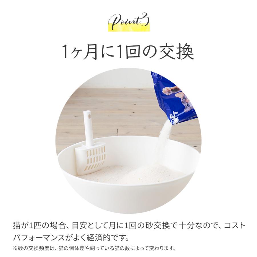(OFT) クリスタルシリカサンド pH checker 3.8L(1.5kg) 猫砂 猫 ネコ ねこ シリカゲル 消臭 鉱物 OFT トイレ 臭いセスナ | OFT | 08