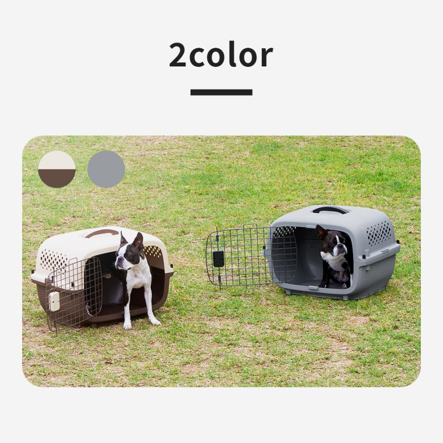 (特別セール中) [ペットケンネル ファーストクラス ワイド L60] 犬 イヌ いぬ ペットクレート キャリー ハードキャリー ハウス 飛行機 IATA | OFT | 02
