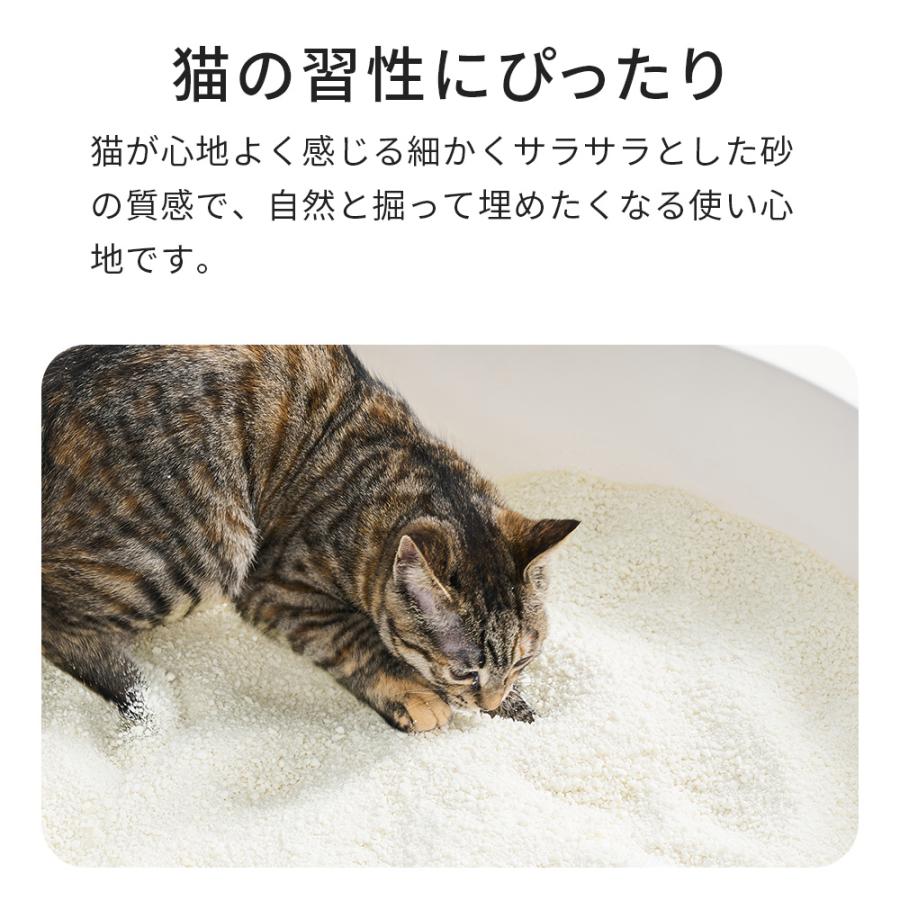 (OFT) (4袋セット) PIDAN キャッサバ100％猫砂ネコ砂 ねこ砂 鉱物 ベントナイト 固まる 香り 猫トイレ ネコトイレ 脱臭 | OFT | 03