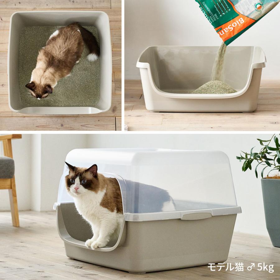 (OFT) [大型猫トイレ HY Nest] ローエントリー 低い入口 老猫 子猫 猫 ねこ ネコ ネコトイレ ねこトイレ 大きめ 深い 高い 飛散 | OFT | 14