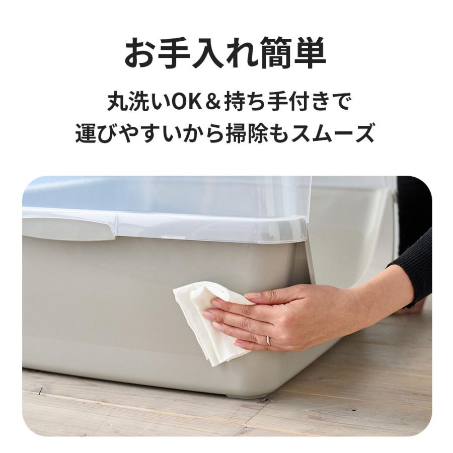 (OFT) [大型猫トイレ HY Nest] ローエントリー 低い入口 老猫 子猫 猫 ねこ ネコ ネコトイレ ねこトイレ 大きめ 深い 高い 飛散 | OFT | 07