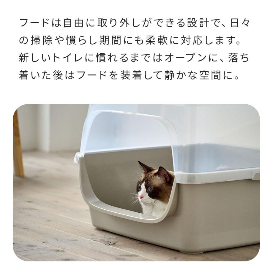 (OFT) [大型猫トイレ HY Nest] ローエントリー 低い入口 老猫 子猫 猫 ねこ ネコ ネコトイレ ねこトイレ 大きめ 深い 高い 飛散 | OFT | 10