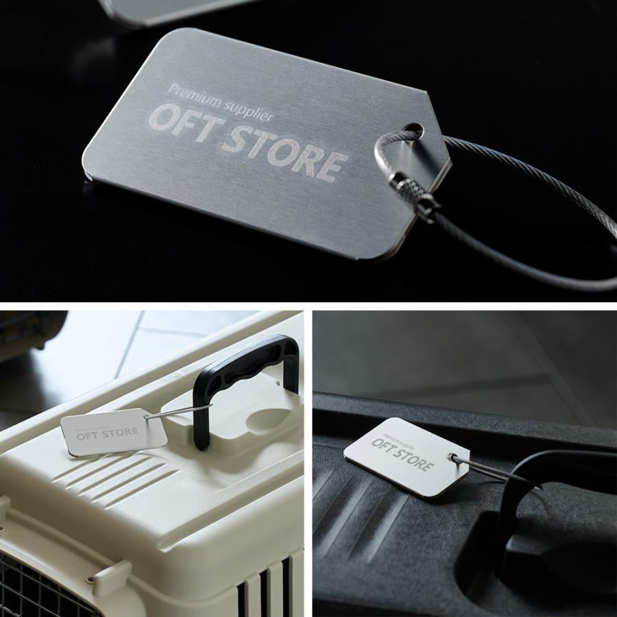 (OFT) [ペットケンネル専用　アルミネームタグ] 犬 イヌ いぬ ペットクレート 小型犬 キャリー ハードキャリー ハウス | OFT | 04