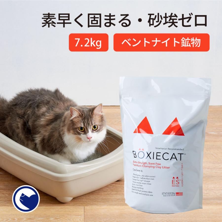 (OFT) [猫砂 BOXIECAT ボクシーキャット  オレンジ 7.2kg]　無香料　獣医師推奨　ボクシーキャット | OFT