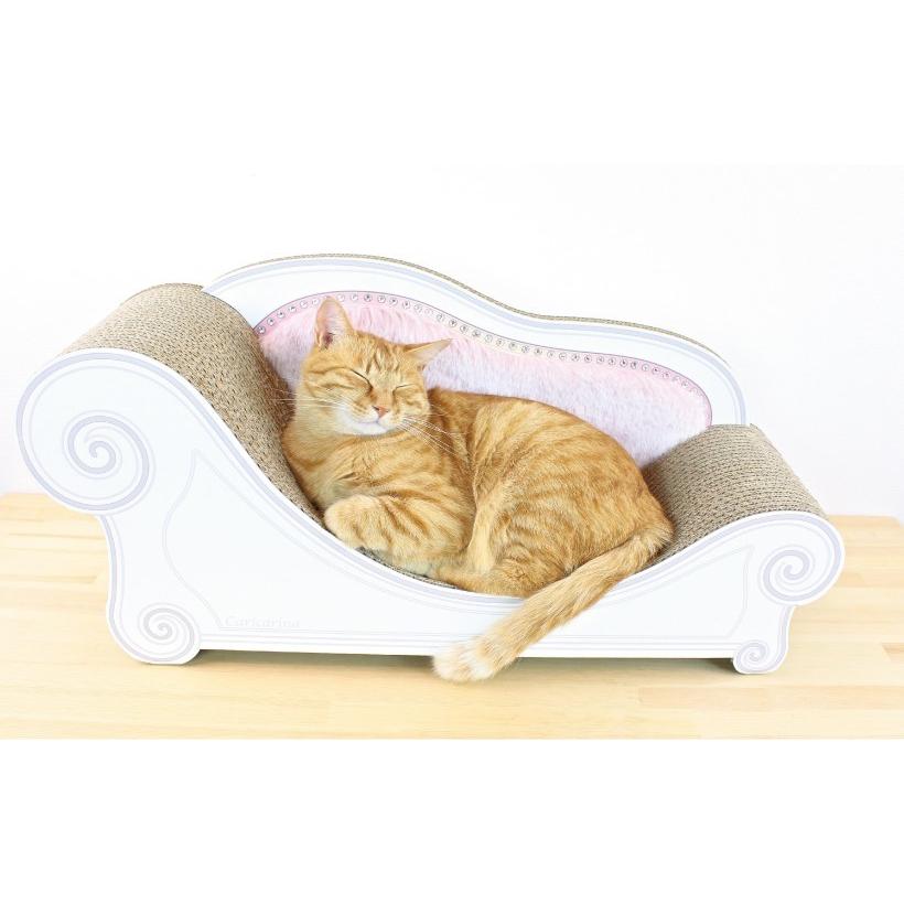 (OFT) 爪とぎ 猫 ねこ キャット スクラッチ ガリガリ 段ボール カリカリーナ Luce ルーチェ グランデ L|ip-plus|06