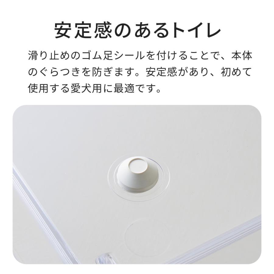 (お年玉5%OFFクーポン配布中) [犬用トイレ クリアレット2(L) フルセット(スーパーワイドシーツサイズ)(メッシュトレー、シーツストッパー付き) ] 犬 イヌ | OFT | 05