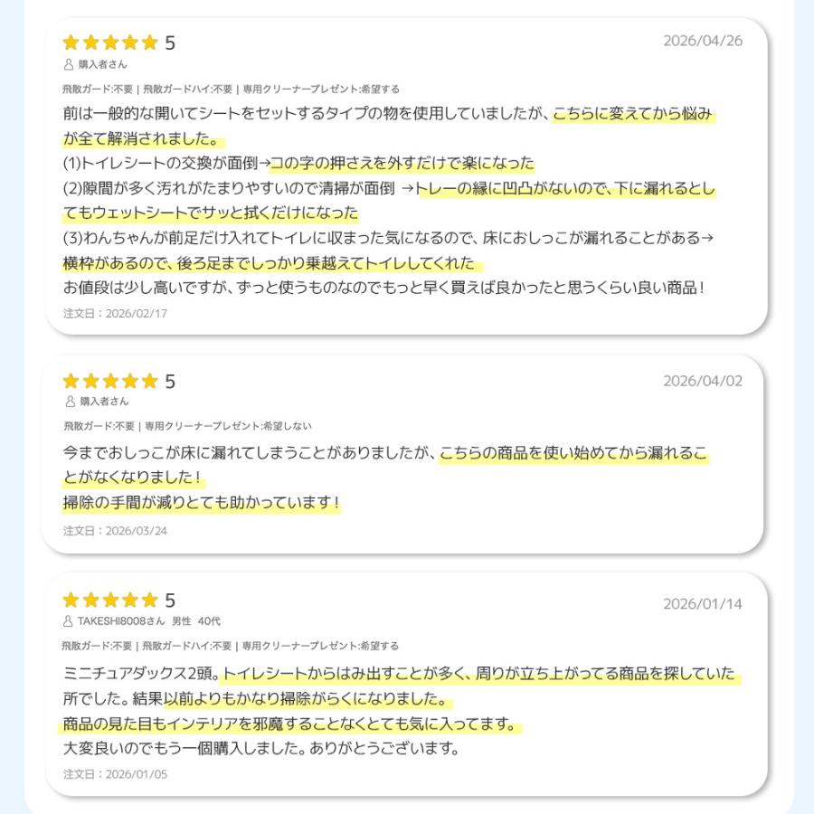 (OFT) [犬用トイレ クリアレット2(M) (ワイドシーツサイズ)メッシュトレー、シーツストッパー付き] 爆買 | OFT | 03