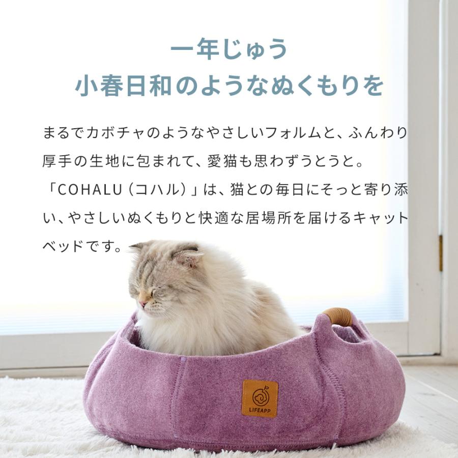 (特価セール中) [コハル 猫 ベッド フェルトキャットベッド COHALU] ねこ ネコ ペット キャットハウス マット おしゃれ 夏 冬 爆買 | OFT | 08