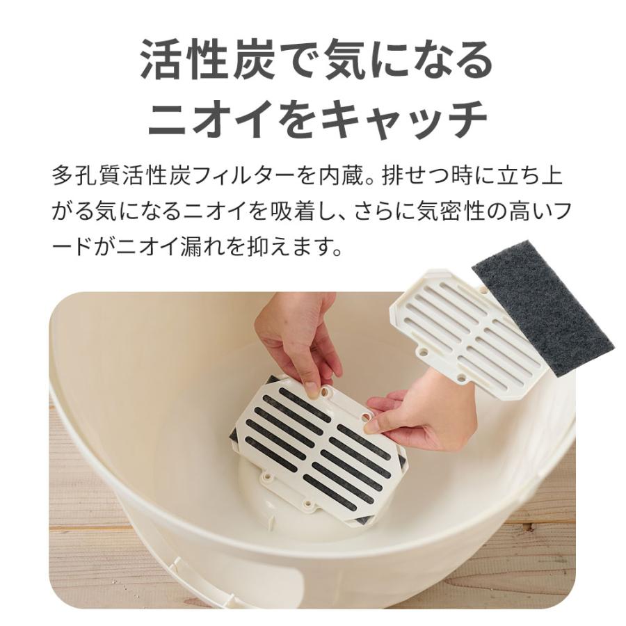 (新発売)  [猫トイレ Diamond (ダイヤモンド)] 猫 ねこ ネコ 猫トイレ ネコトイレ ねこトイレ おしゃれ 高品質 インテリア 洗いやすい | OFT | 08