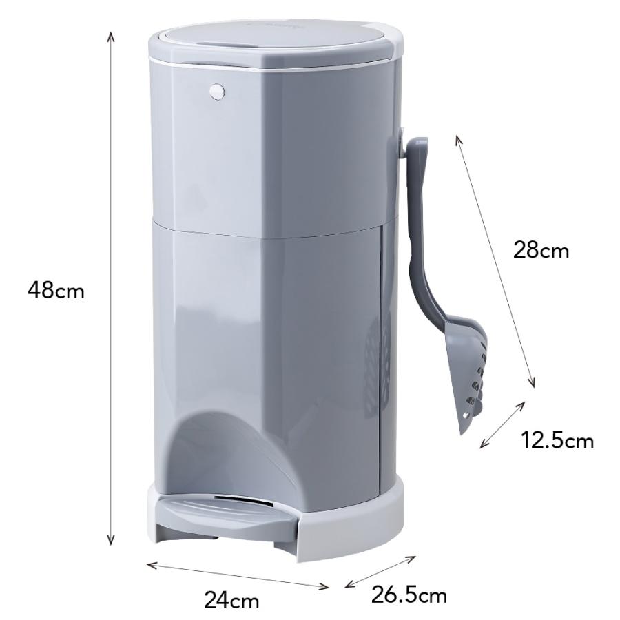 (OFT) [キティペール] (トイレバケツ リターロッカー うんちが臭わない 猫 ねこ ネコ トイレ 猫砂 消臭 ゴミ袋 ペットシーツ) | OFT | 09