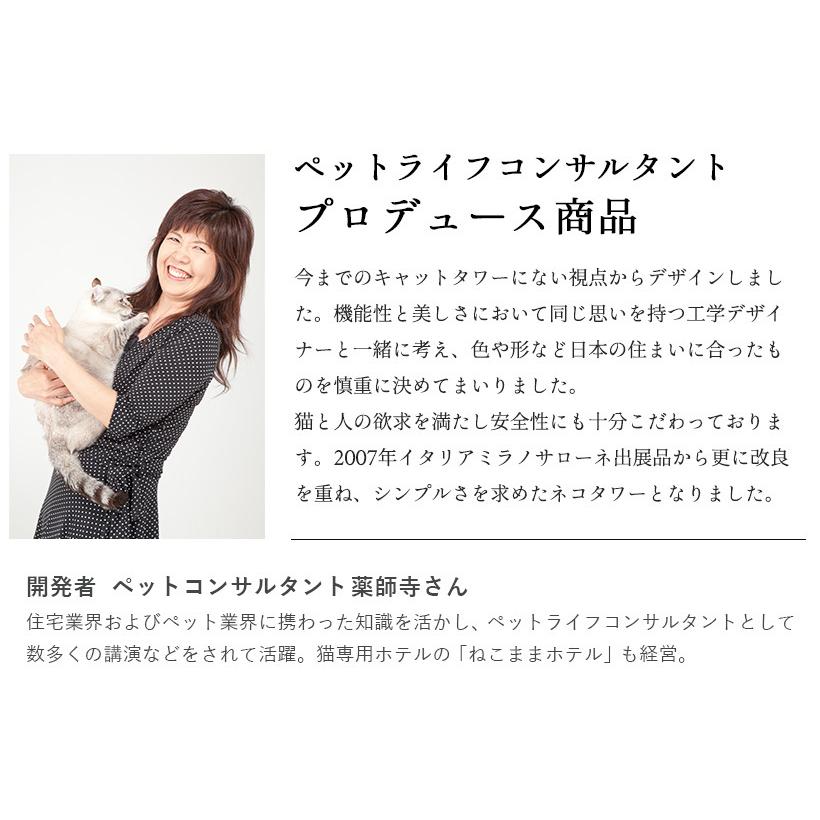 新入荷 (アウトレットセール) 据え置き型キャットタワー necobacoT(ネコバコ T) 【送料無料（北海道・沖縄・離島等除く）】 (猫 ねこ ネコタワー) 【2317853700】(11900円)