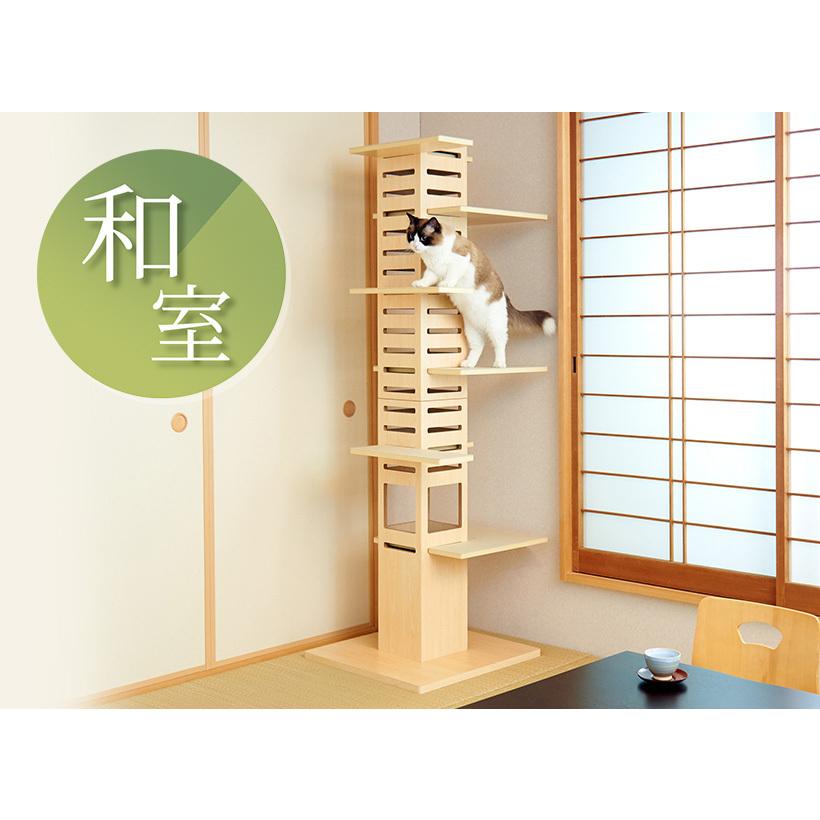 新入荷 (アウトレットセール) 据え置き型キャットタワー necobacoT(ネコバコ T) 【送料無料（北海道・沖縄・離島等除く）】 (猫 ねこ ネコタワー) 【2317853700】(11900円)