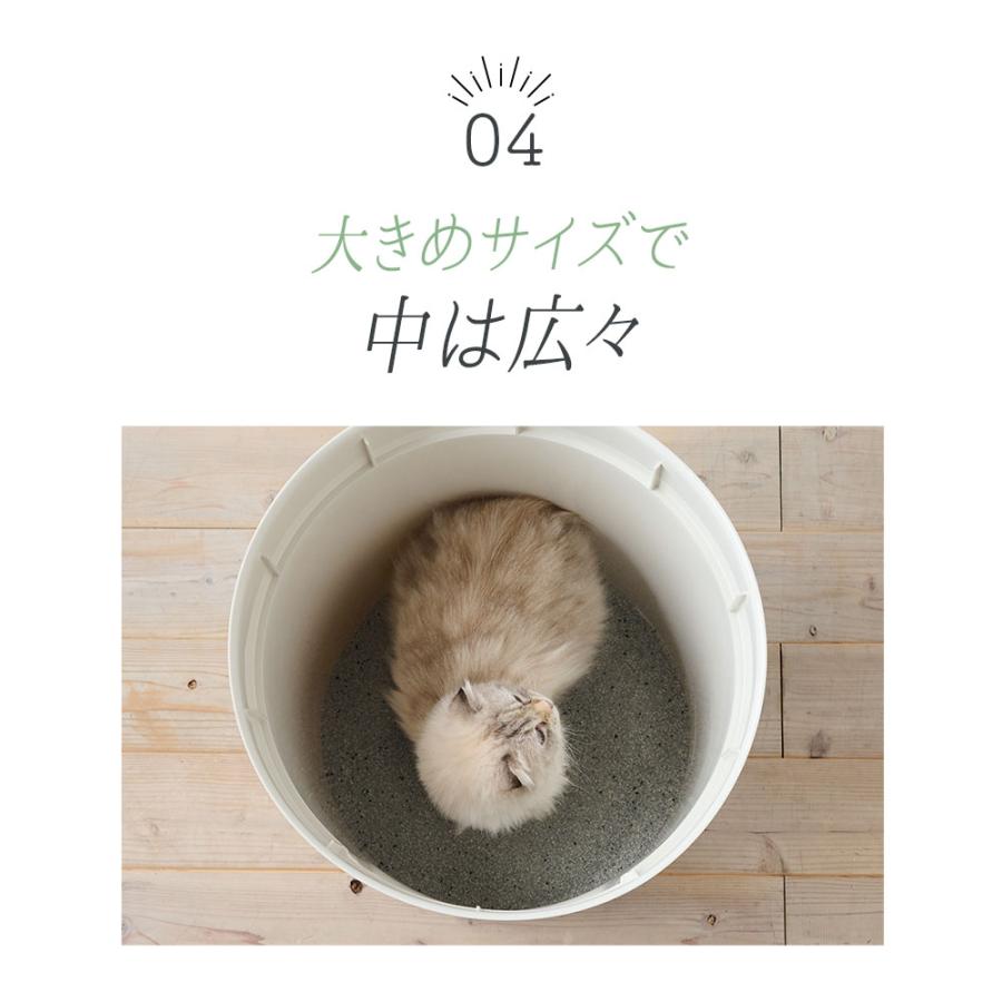 (新発売)  [猫トイレ プランターキャットトイレ] 猫 ねこ ネコ 猫トイレ ネコトイレ 大き目 大きい ねこトイレ おしゃれ 高品質 インテリア 洗いやすい | OFT | 09