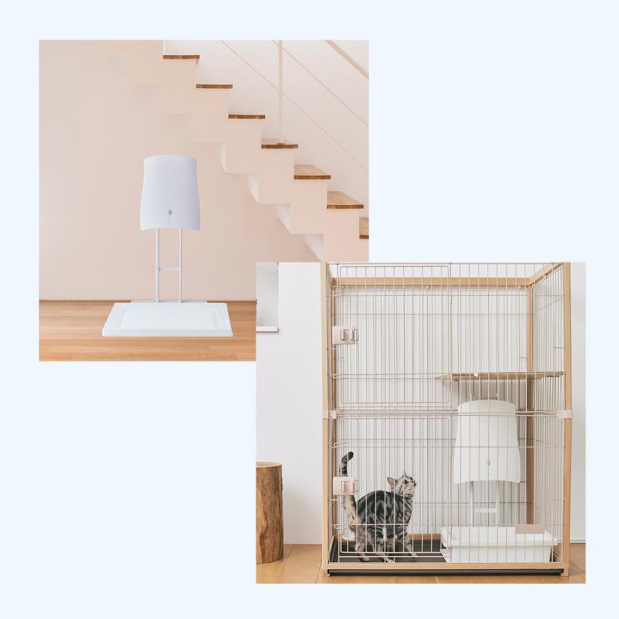 (お年玉5%OFFクーポン配布中) (専用スタンドセット) [除菌脱臭機 SUNSTAR QAIS -air- 04A1J専用スタンドセット] ペット ねこ ネコ 猫トイレ トイレ ねこトイレ | OFT | 10