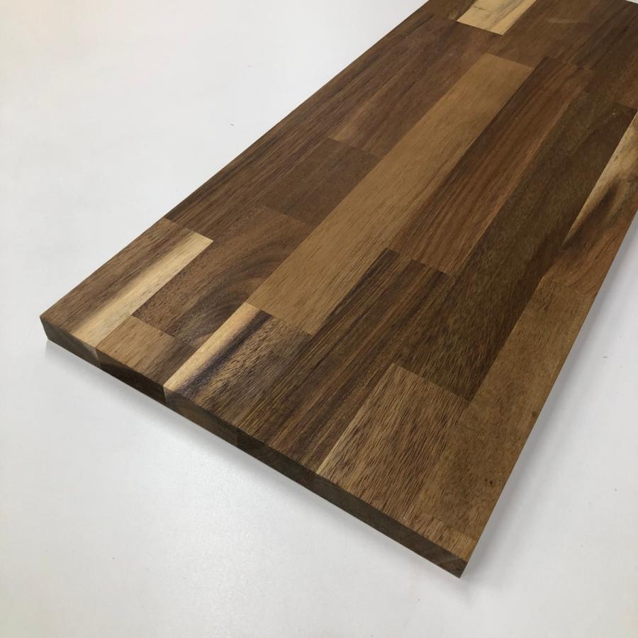 塗装アカシア集成材 厚み15mm幅600mm奥行150mm＊ウレタンニス塗装