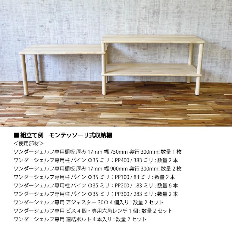 3980円以上のご購入で送料無料！ワンダーシェルフ専用 ビス4個・専用