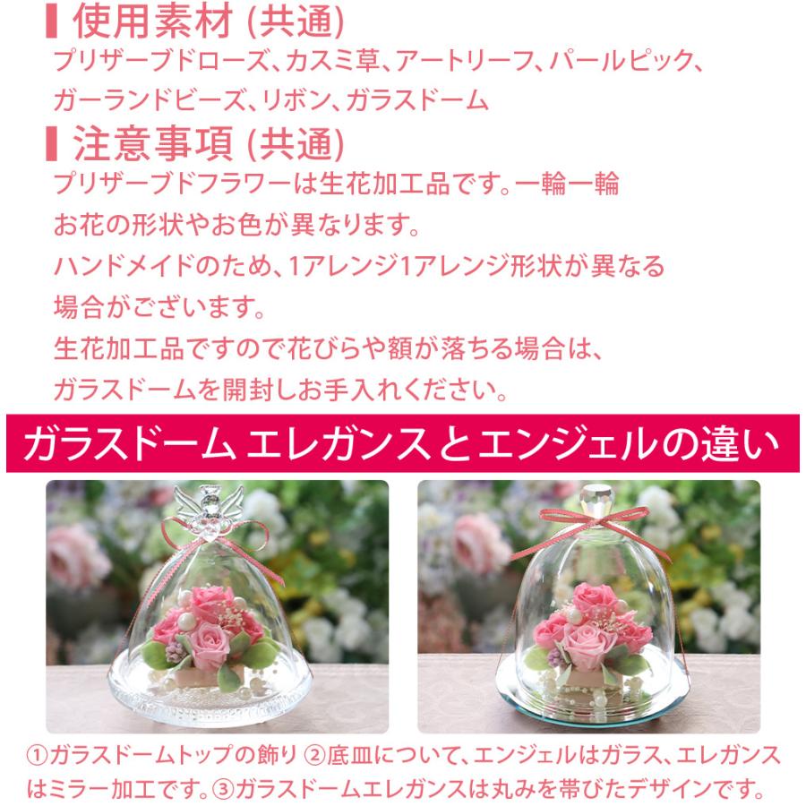 プリザーブドフラワー 誕生日 ギフト サプライズ クリスマス プレゼント 贈り物 彼女 女性 プロポーズ 花 フラワー プリザーブド 光る ガラスドーム エンジェル Ipfa023 プリザーブドフラワー Ipfa 通販 Yahoo ショッピング