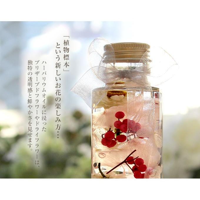 ハーバリウム プレゼント 退職祝い 結婚祝い 誕生日 ギフト プレゼント 結婚式 記念日 女性 ハーバリューム チェリーブロッサム 送料無料 | プリザーブドフラワーIPFA | 01