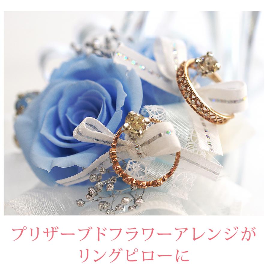 プリザーブドフラワー ガラスの靴 結婚祝い 結婚記念日 誕生日 ギフト プレゼント 結婚式 記念日 プロポーズ リングピロー クリスマス | プリザーブドフラワーIPFA | 02