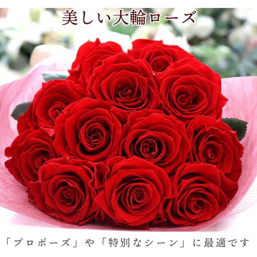 プリザーブドフラワーIPFA プロポーズ プリザーブドフラワー バラ 花束