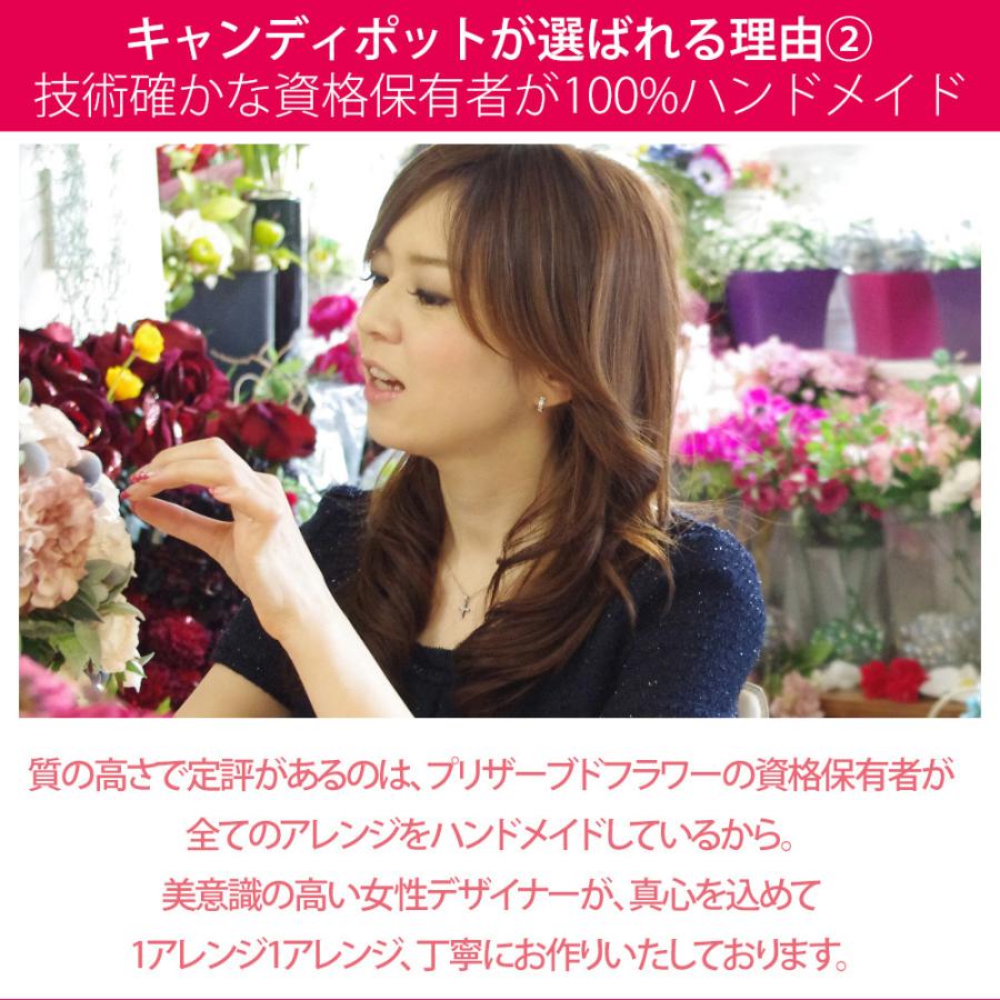 プリザーブドフラワー 誕生日 退職祝い ギフト 結婚祝い プレゼント 結婚式 電報 お祝い ドーム おしゃれ ガラスドーム 送料無料 | プリザーブドフラワーIPFA | 19