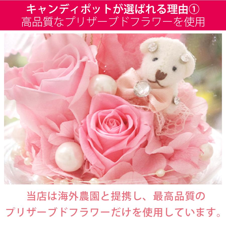 プリザーブドフラワー プレゼント 誕生日 結婚祝い ギフト 結婚式 電報 お祝い ブリザーブド キャンディベア 送料無料 バレンタイン | プリザーブドフラワーIPFA | 21