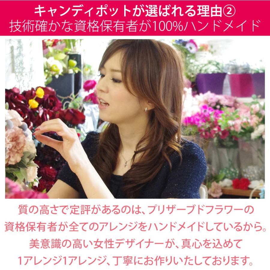 プリザーブドフラワー プレゼント 誕生日 結婚祝い ギフト 結婚式 電報 お祝い ブリザーブド キャンディベア 送料無料 バレンタイン | プリザーブドフラワーIPFA | 22