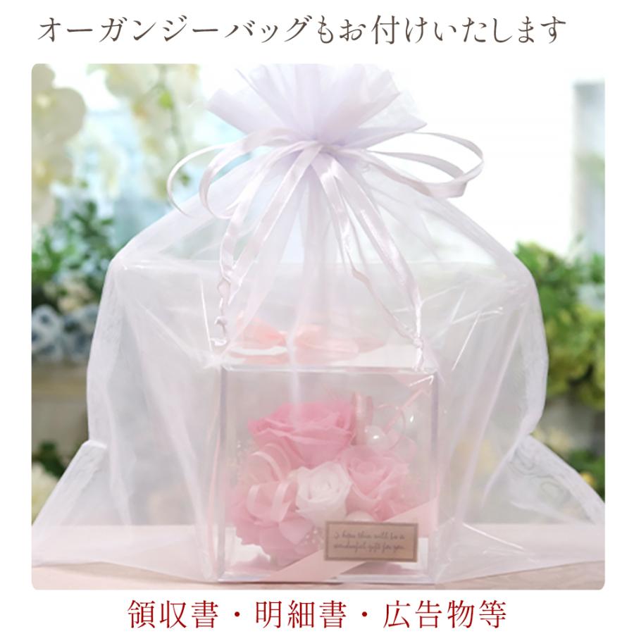 カーネーション入り プリザーブドフラワー 誕生日 退職祝い 結婚祝い プレゼント ギフト 花 お祝い ブリザード フラワー 送料無料 クリスマス | プリザーブドフラワーIPFA | 22