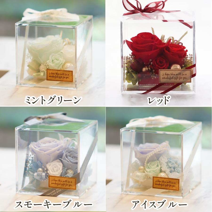 カーネーション入り プリザーブドフラワー 誕生日 退職祝い 結婚祝い プレゼント ギフト 花 お祝い ブリザード フラワー 送料無料 クリスマス | プリザーブドフラワーIPFA | 15