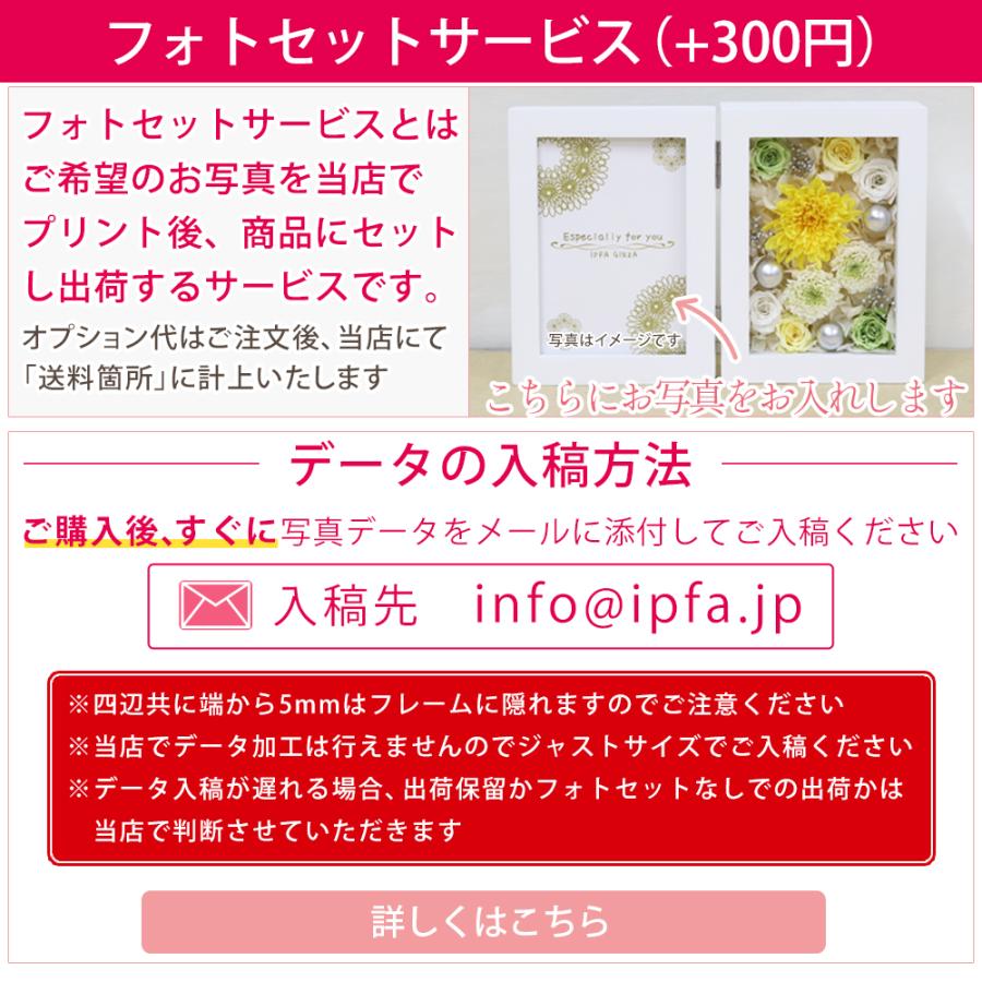 プリザーブドフラワー 写真立て 退職祝い フォトフレーム フラワー 和 退職 プレゼント ギフト フォトフレーム マム 送料無料 バレンタイン | プリザーブドフラワーIPFA | 12
