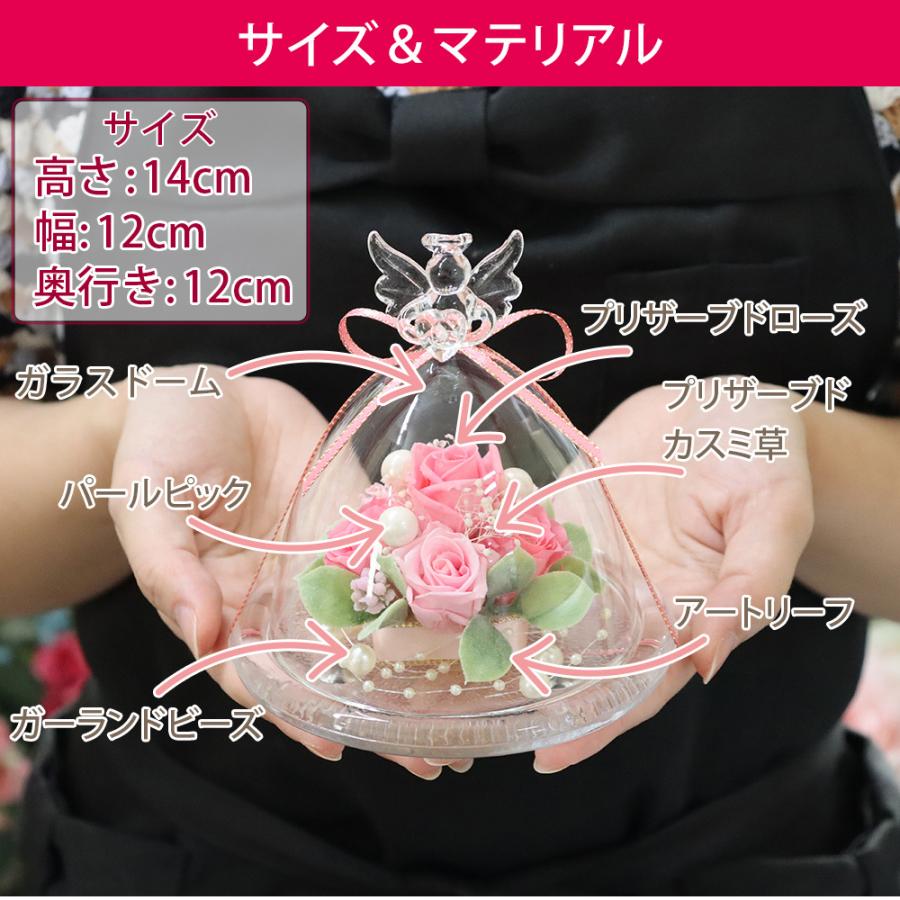 母の日 プリザーブドフラワー 誕生日 退職祝い プレゼント ギフト 結婚祝い 還暦祝い お祝い 花 フラワー 結婚式 電報 ペット犬お供え ガラスドーム エンジェル Nz0 Dome Angel プリザーブドフラワー Ipfa 通販 Yahoo ショッピング